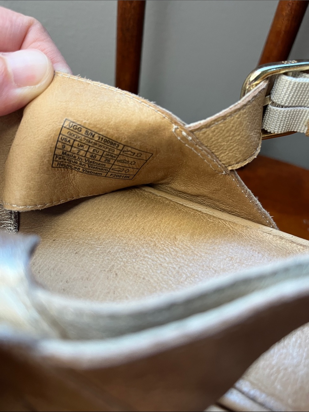 UGG Shoshana Wedge Sandals – Women’s Size 9 – Like New - Picture 6 of 11